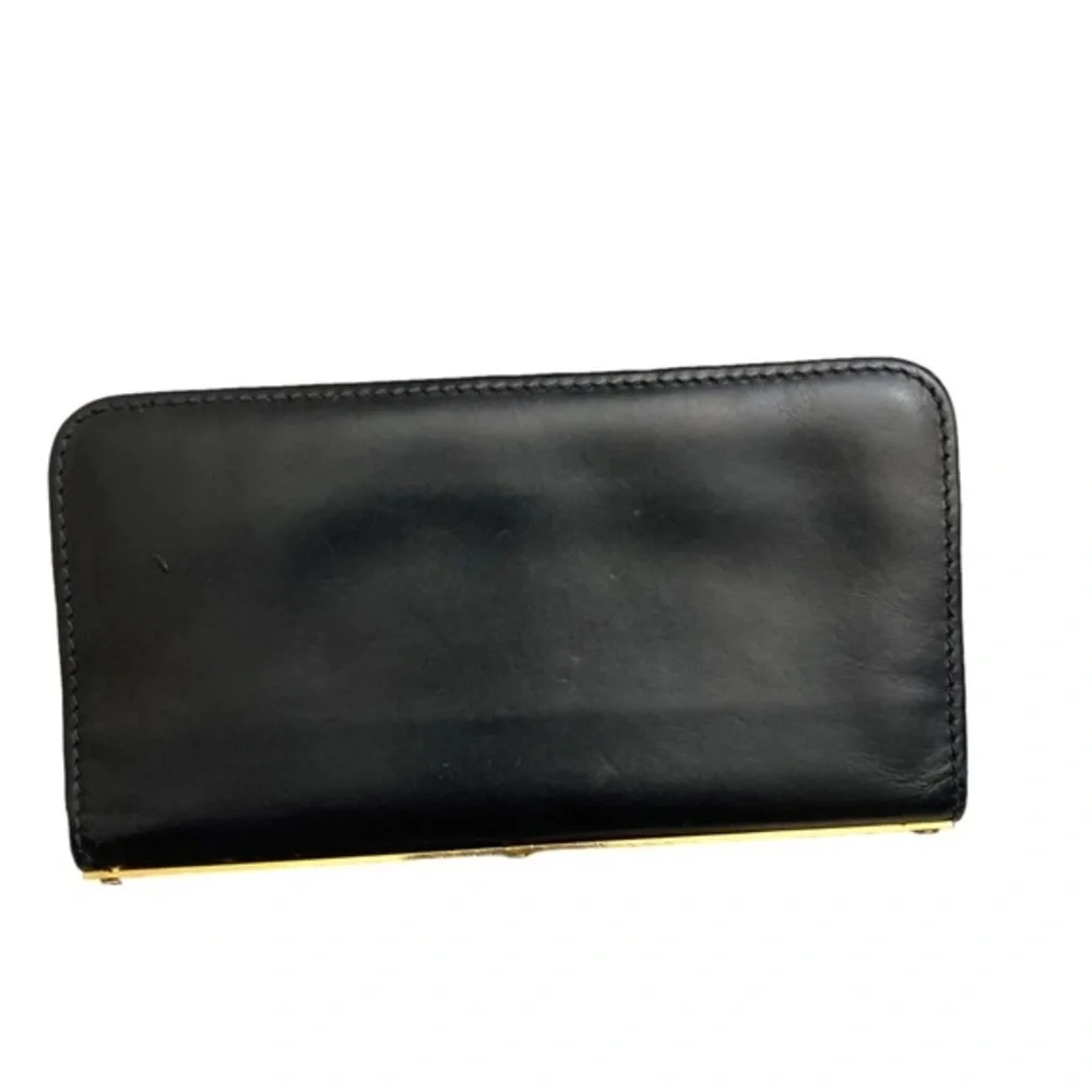 Sophia hulme black leather wallet